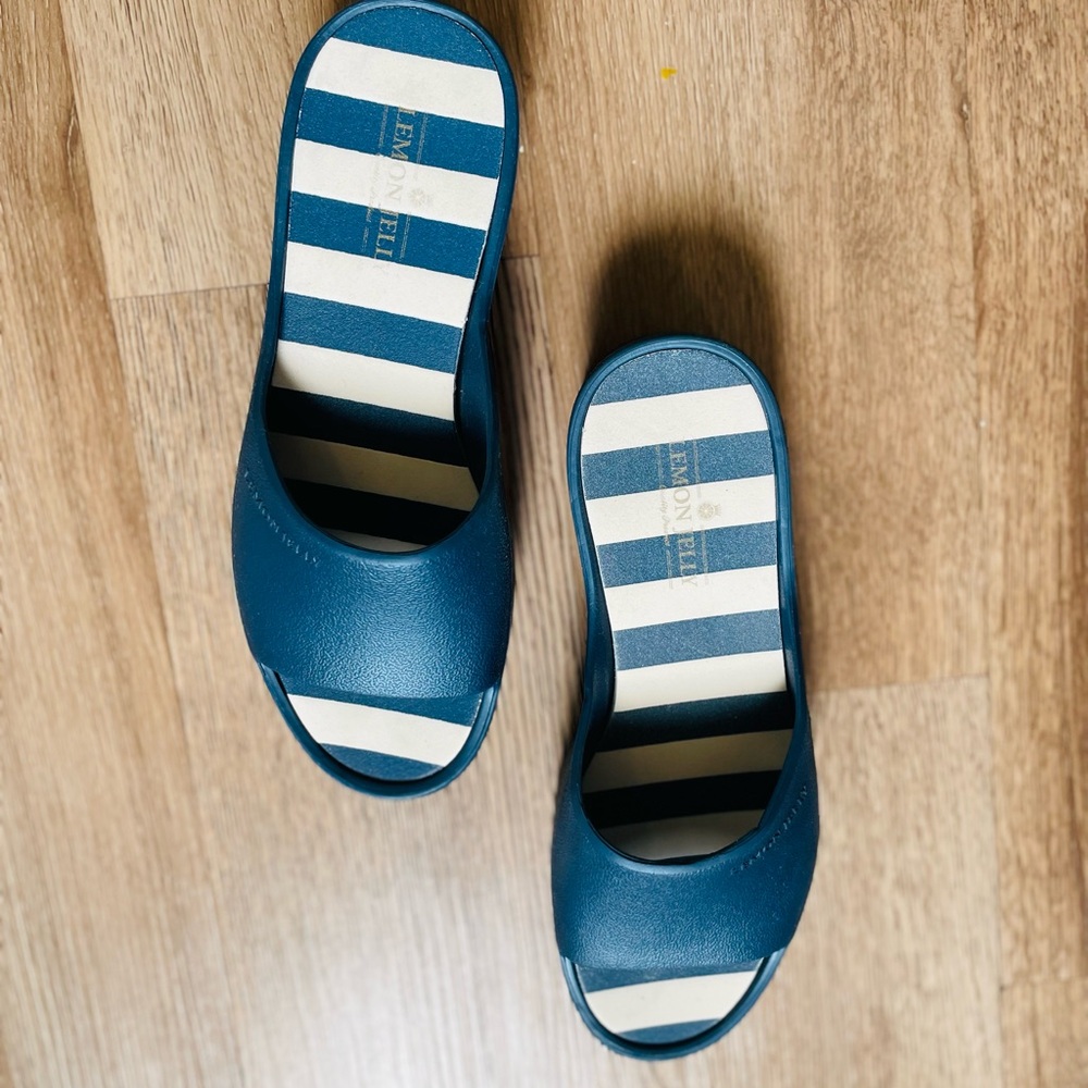 Solis Navy platform slide by the brand Lemon Jelly